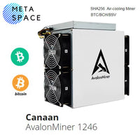 BTC Miner Avalon A1246 90Th/S 3420W Bitcoin Crypto Mining Machine Avalon Miner A1346 107T 110T 120T 123T 126T ASIC BTC Miner