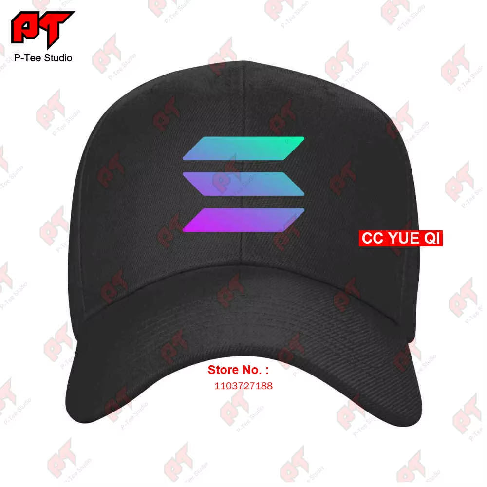 Solana Logo Crypto Baseball Caps Truck Cap 400D