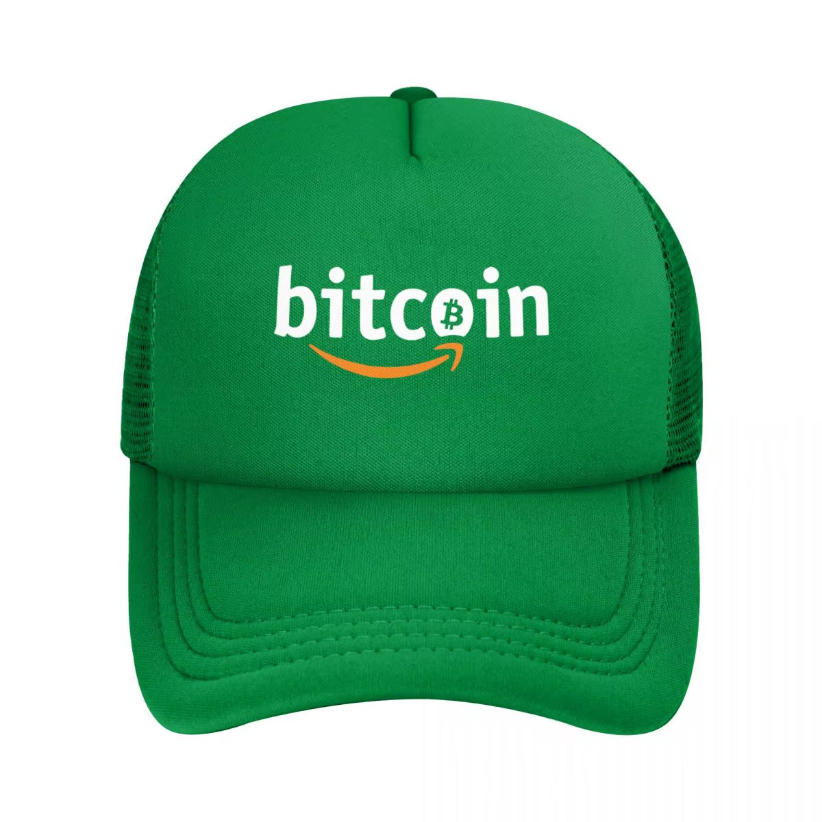 Bitcoin X Amazon Alternate Mesh Baseball Cap Bitcoin Crypto Btc Blockchain Geek Hats Golf Hats Wholesale New Trucker Cap