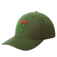 Pepe Crypto Coins Make Memecoins Great Again Baseball Cap Funny Hat Fishing Cap Anime Women'S Hats 2024 Men'S