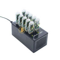 Bitcoin Solo Mining Machine Nerd Miner Dongle 74KH/S 10Pcs BTC Lottery Miner USB Nerdminer with 60W 10 Ports USB Charger