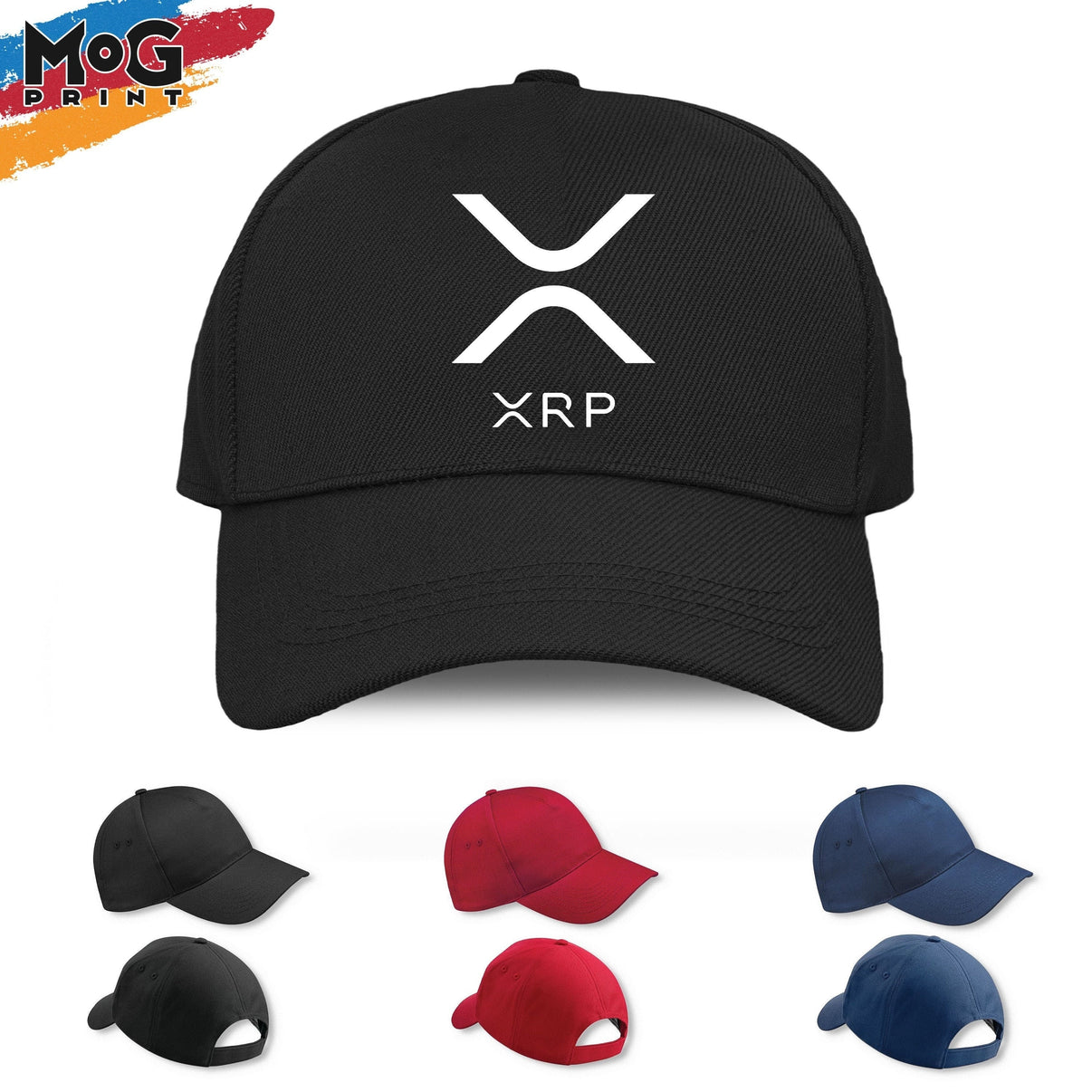 Ripple Xrp Logo Cap | Xrp Crypto | Xrp Army Investor Hodler | Just Hodl It | Cryptocurrency Trader Holder | New Unisex Adult Baseball Cap